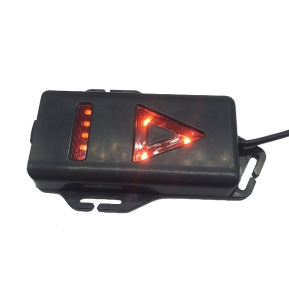 White Light Torch Outdoor Sport Running Light, LED Night Running Flashlight Warning Lights USB Charge Chest Lamp(Black)