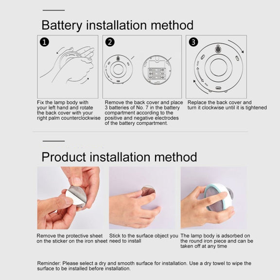 R10 USB Charging LED PIR Sensor Night Light , 4000K Emergency Light Cabinet Lamp, Sensor Distance: about 3m, DC 4.5V(Blue)
