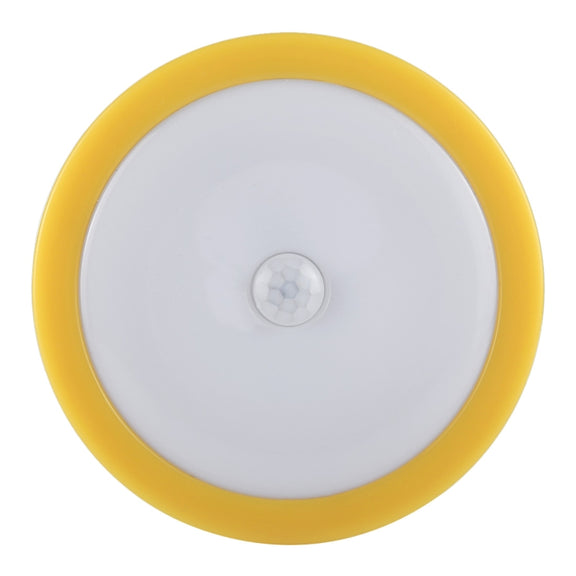 R10 USB Charging LED PIR Sensor Night Light , 4000K Emergency Light Cabinet Lamp, Sensor Distance: about 3m, DC 4.5V(Yellow)