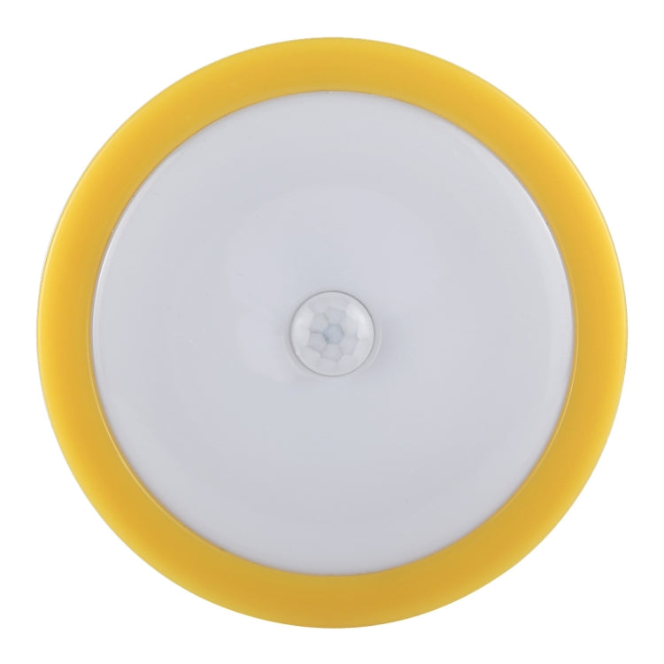 R10 USB Charging LED PIR Sensor Night Light , 4000K Emergency Light Cabinet Lamp, Sensor Distance: about 3m, DC 4.5V(Yellow)