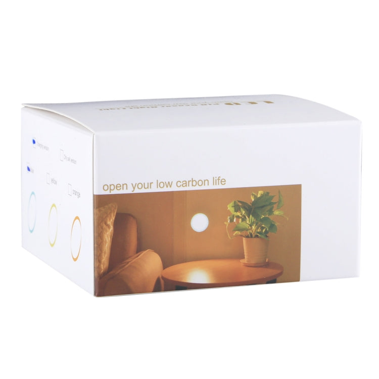 R10 USB Charging LED PIR Sensor Night Light , 4000K Emergency Light Cabinet Lamp, Sensor Distance: about 3m, DC 4.5V(Yellow)