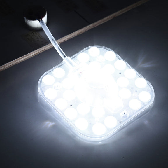 12W 24 LEDs Panel Ceiling Lamp LED Light Source Module, AC 220V (White Light)