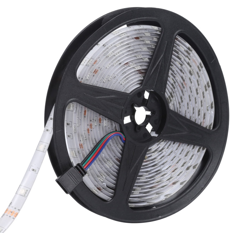 5m 150 LEDs SMD 5050 IP65 Water-resistant Bluetooth RGB Light Strip with 24-keys Remote Control, EU Plug