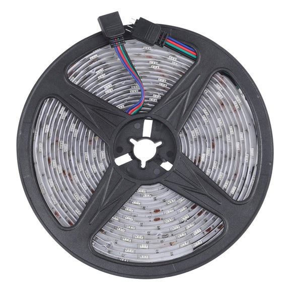 5m 150 LEDs SMD 5050 IP65 Water-resistant Bluetooth RGB Light Strip with 24-keys Remote Control, EU Plug
