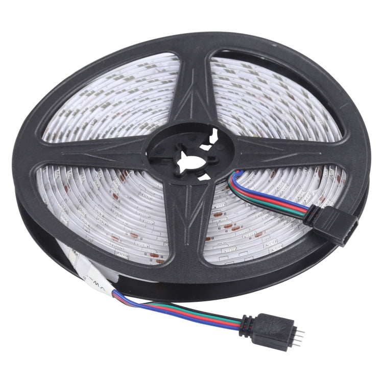 5m 150 LEDs SMD 5050 IP65 Water-resistant Bluetooth RGB Light Strip with 24-keys Remote Control, EU Plug