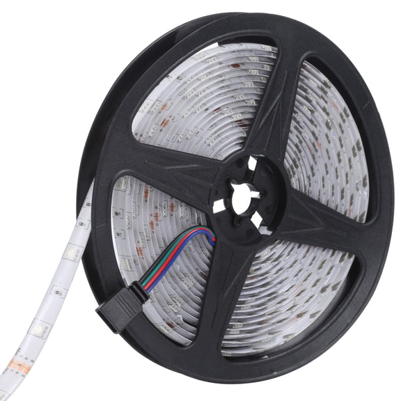 5m 150 LEDs SMD 5050 IP65 Water-resistant Bluetooth RGB Light Strip with 24-keys Remote Control, EU Plug