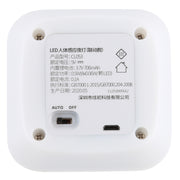 CL053 LED Square Human Body Sensor Light, Style: Linkage (Warm White)