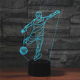 Playing Football Shape 3D Colorful LED Vision Light Table Lamp, USB Touch Version - Novelty Lighting by PMC TechLife | Online Shopping South Africa | PMC TechLife | Buy Now Pay Later Mobicred