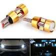 2 PCS LED Light Bulb 6000K White Super Bright 168 2825 W5W T10 Decoder Replacement, For Car Dome Map Side Marker Door Courtesy License Plate Lights(Gold) - Clearance Lights by PMC TechLife | Online Shopping South Africa | PMC TechLife | Buy Now Pay Later Mobicred