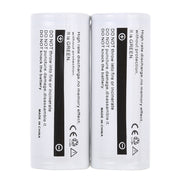 LusteFire 2 PCS 8000mAh 3.7V 26650 Lithium Rechargeable Battery with PCB
