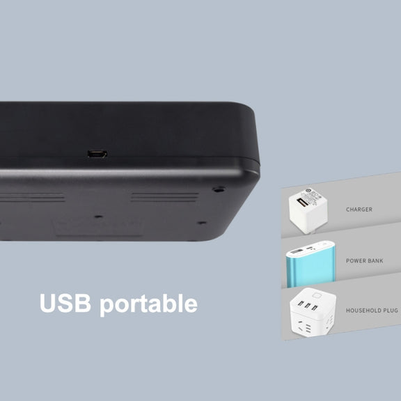 5V 2A USB 8 Slot Battery Charger for AA & AAA & C / D Battery, with LCD Display