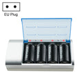 AC 100-240V 4 Slot Battery Charger for AA & AAA & C / D Size Battery, EU Plug - Charger & Converter by PMC TechLife | Online Shopping South Africa | PMC TechLife | Buy Now Pay Later Mobicred