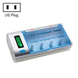 AC 100-240V 4 Slot Battery Charger for AA & AAA & C / D Size Battery, with LCD Display, US Plug - Charger & Converter by PMC TechLife | Online Shopping South Africa | PMC TechLife | Buy Now Pay Later Mobicred
