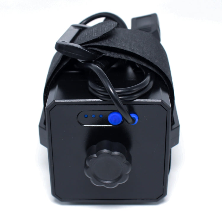 3 Sections 18650/26650 IPX7 Water-resistant Battery Box with 16.8v Round Head & 5v USB Connector Output Voltage Does Not Include Battery(Black)