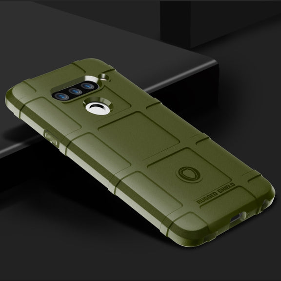 Full Coverage Shockproof TPU Case for LG V40 ThinQ (Green)