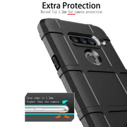 Full Coverage Shockproof TPU Case for LG V40 ThinQ (Green)