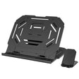 T3 Multi-function Hollow Design Cooling Bracket with 10-Level Adjustable Angle for Notebook,  MacBook, iPad, Mobile Phones(Black) - free shipping - PMC TechLife - Order now!