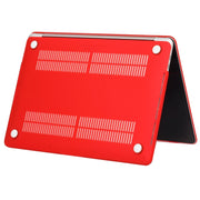 Laptop Frosted Texture PC Protective Case for 2016 New Macbook Pro 13.3 inch A2159 & A1706 & A1708(Red)