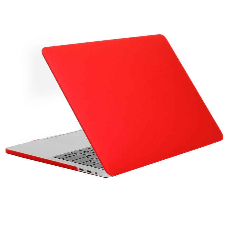 Laptop Frosted Texture PC Protective Case for 2016 New Macbook Pro 13.3 inch A2159 & A1706 & A1708(Red)