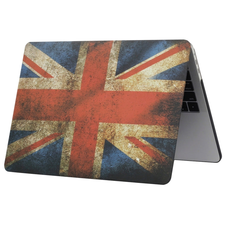 For 2016 New Macbook Pro 13.3 inch A1706 & A1708 Retro UK Flag Pattern Laptop Water Decals PC Protective Case