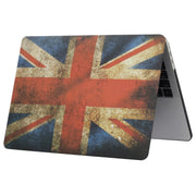 For 2016 New Macbook Pro 13.3 inch A1706 & A1708 Retro UK Flag Pattern Laptop Water Decals PC Protective Case