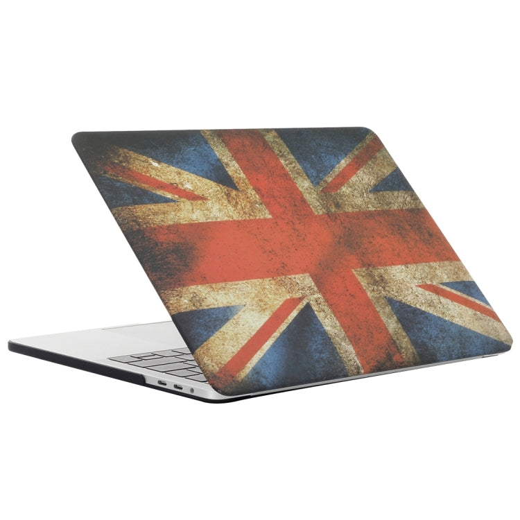 For 2016 New Macbook Pro 13.3 inch A1706 & A1708 Retro UK Flag Pattern Laptop Water Decals PC Protective Case