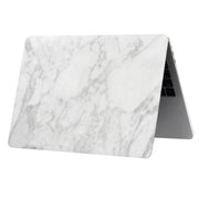 For 2016 New Macbook Pro 13.3 inch A1706 & A1708 White Grey Texture Marble Pattern Laptop Water Decals PC Protective Case
