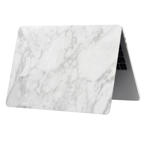 For 2016 New Macbook Pro 13.3 inch A1706 & A1708 White Grey Texture Marble Pattern Laptop Water Decals PC Protective Case