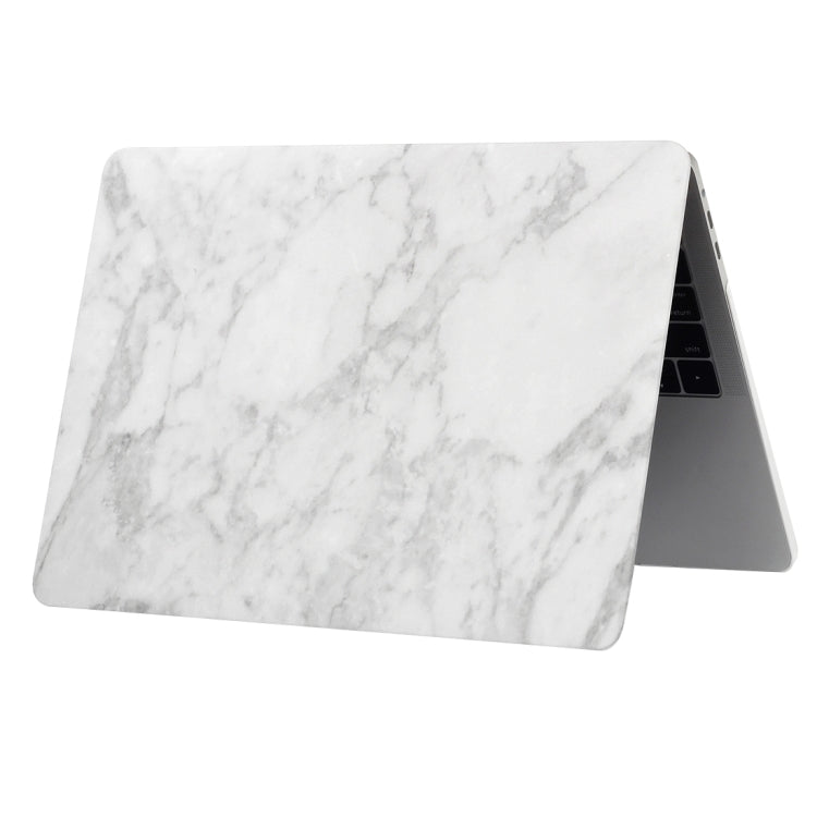 For 2016 New Macbook Pro 13.3 inch A1706 & A1708 White Grey Texture Marble Pattern Laptop Water Decals PC Protective Case