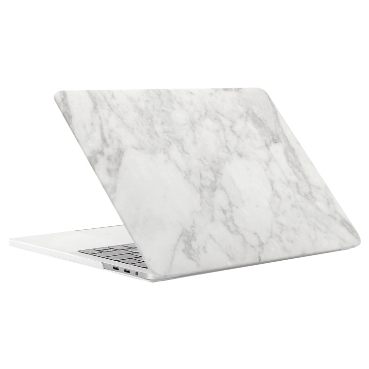 For 2016 New Macbook Pro 13.3 inch A1706 & A1708 White Grey Texture Marble Pattern Laptop Water Decals PC Protective Case