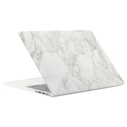 For 2016 New Macbook Pro 13.3 inch A1706 & A1708 White Grey Texture Marble Pattern Laptop Water Decals PC Protective Case