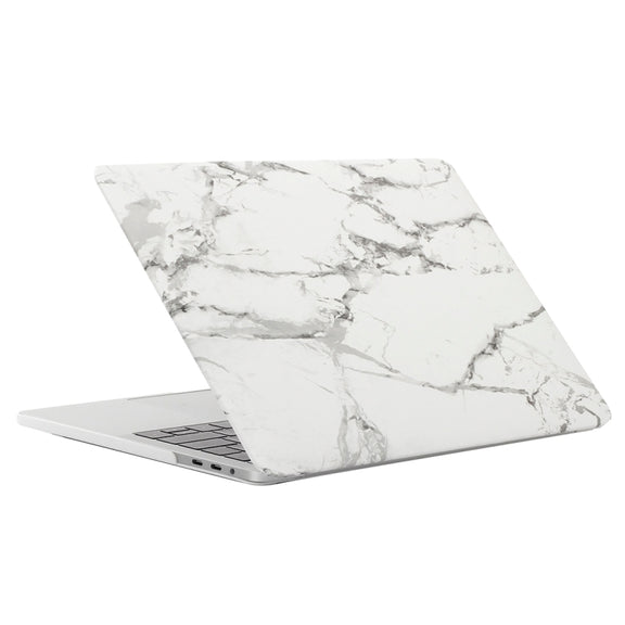 For 2016 New Macbook Pro 13.3 inch A1706 & A1708 White Black Texture Marble Pattern Laptop Water Decals PC Protective Case