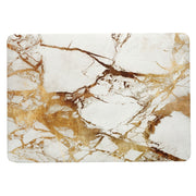 For 2016 New Macbook Pro 13.3 inch A1706 & A1708 Beige White Gold Texture Marble Pattern Laptop Water Decals PC Protective Case