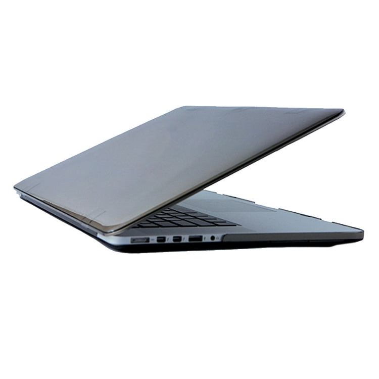 For 2016 New Macbook Pro 13.3 inch A1706 & A1708 Laptop Crystal PC Protective Case(Grey)