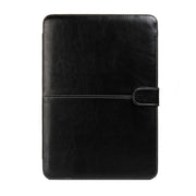 For 2016 New Macbook Pro 15.4 inch A1707 Laptop Crazy Horse Texture Horizontal Flip Leather Case(Black)
