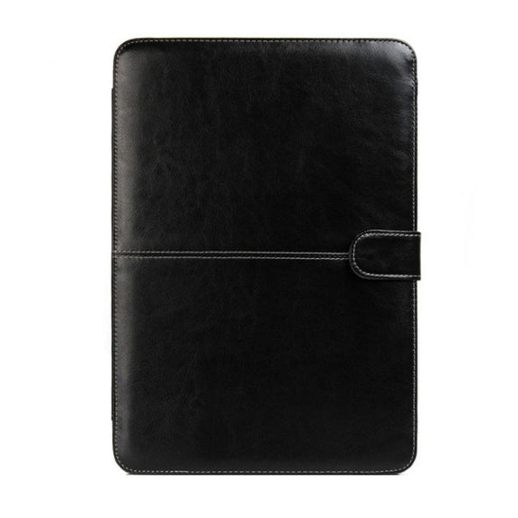 For 2016 New Macbook Pro 15.4 inch A1707 Laptop Crazy Horse Texture Horizontal Flip Leather Case(Black)
