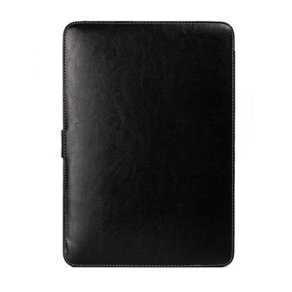 For Macbook Pro 15.4 inch Laptop Crazy Horse Texture Horizontal Flip Leather Case (Black)