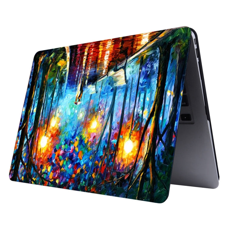 RS-704 Colorful Printing Laptop Plastic Protective Case for MacBook Pro 13.3 inch A1708 (2016