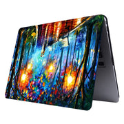 RS-704 Colorful Printing Laptop Plastic Protective Case for MacBook Pro 13.3 inch A1708 (2016