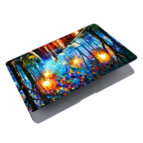 RS-704 Colorful Printing Laptop Plastic Protective Case for MacBook Pro 13.3 inch A1708 (2016