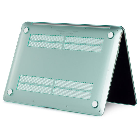 For MacBook Air 13.3 inch A1932 2018 & A2179 2020 & A2337 Laptop Crystal Style Protective Case(Green)