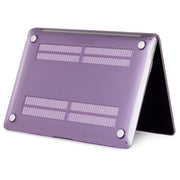 For MacBook Air 13.3 inch A1932 2018 & A2179 2020 & A2337 Laptop Crystal Style Protective Case(Purple)