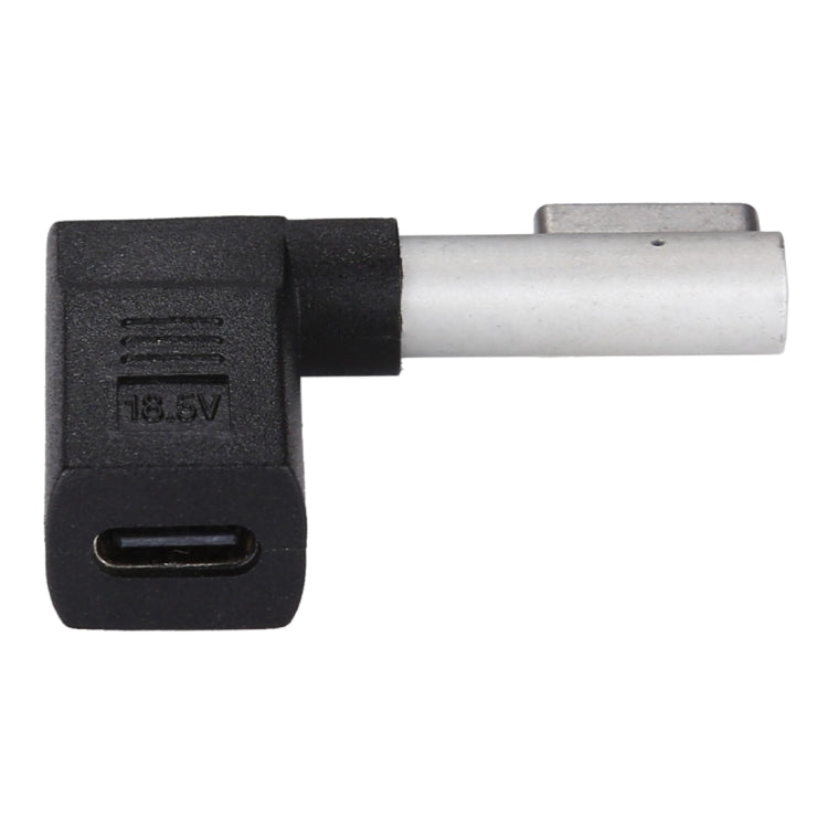USB-C / Type-C Female to 5 Pin MagSafe 1 (L-Shaped) Male Charge Adapter (Black)