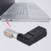 USB-C / Type-C Female to 5 Pin MagSafe 1 (L-Shaped) Male Charge Adapter (Black)