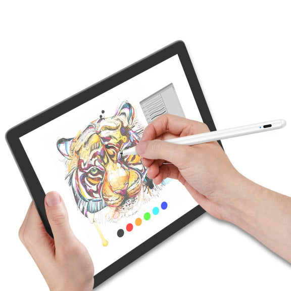 1.4-2.3mm Magnetic Design Superfine Nib Prevent Accidental Touch Handwritten Capacitive Screen Stylus Pen(White)
