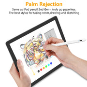 1.4-2.3mm Magnetic Design Superfine Nib Prevent Accidental Touch Handwritten Capacitive Screen Stylus Pen(White)