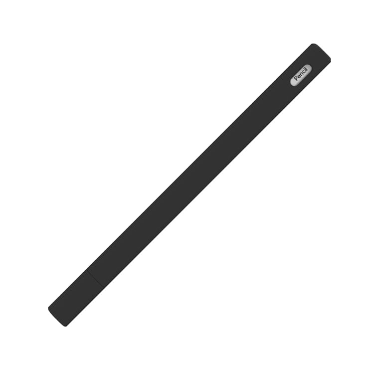 LOVE MEI For Apple Pencil 2 Triangle Shape Stylus Pen Silicone Protective Case Cover(Black)
