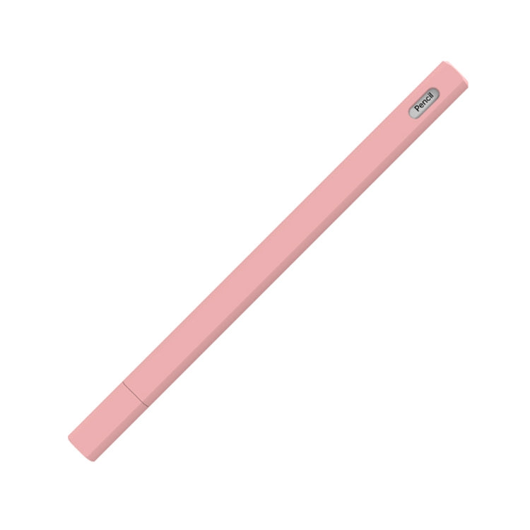 LOVE MEI For Apple Pencil 2 Triangle Shape Stylus Pen Silicone Protective Case Cover(Pink)