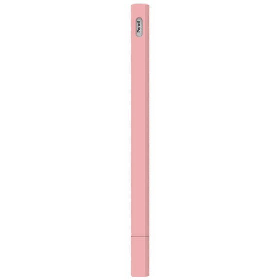 LOVE MEI For Apple Pencil 2 Triangle Shape Stylus Pen Silicone Protective Case Cover(Pink)