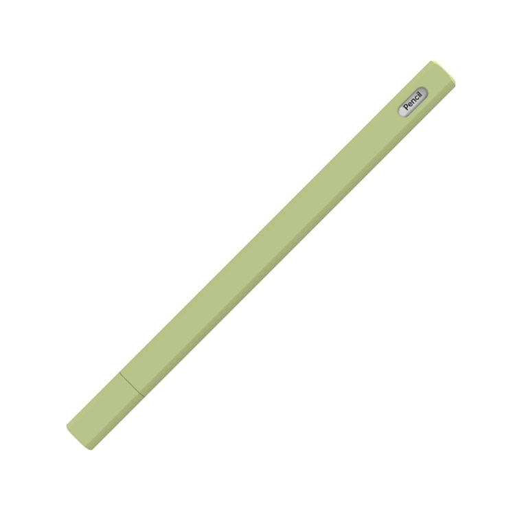 LOVE MEI For Apple Pencil 2 Triangle Shape Stylus Pen Silicone Protective Case Cover(Green)